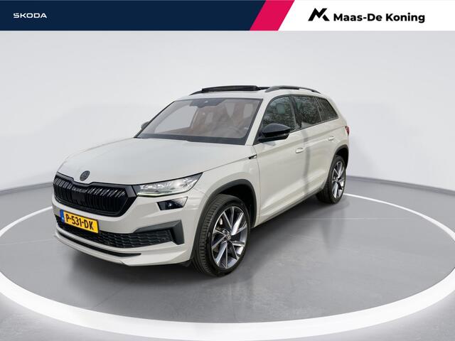 Skoda Kodiaq 1.5TSI/150PK Sportline Business DSG · Panoramadak · Leder · Trekhaak · Camera · Apple/Android Car Play ·