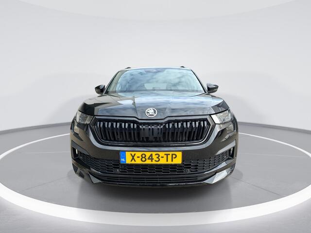 Skoda Kodiaq 1.5 TSI 150pk DSG Sportline Business · Camera · Inklap. Trekhaak · Matrix LED · Elek. Stoel + Geheugen · Apple/Android Car Play · Keyless · Garantie t/m 22-02-2028 of 100.000km