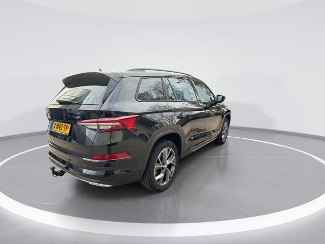 Skoda Kodiaq 1.5 TSI 150pk DSG Sportline Business · Camera · Inklap. Trekhaak · Matrix LED · Elek. Stoel + Geheugen · Apple/Android Car Play · Keyless · Garantie t/m 22-02-2028 of 100.000km