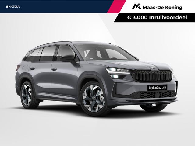 Skoda Kodiaq Sportline Business 1.5 TSI PHEV 150 kW / 204 PK SU V | Panorama dak | Trekhaak | comfort pakket | 3000,- inruilvoordeel!!