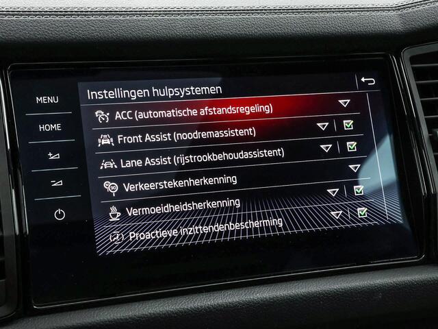 Skoda Kodiaq 1.5 TSI 150pk DSG Sportline Business · Panoramadak · Camera · Matrix LED · Elek. Stoel + Geheugen · Keyless · Stoelverwarming · ACC · Garantie t/m 18-07-2027 of 100.000km
