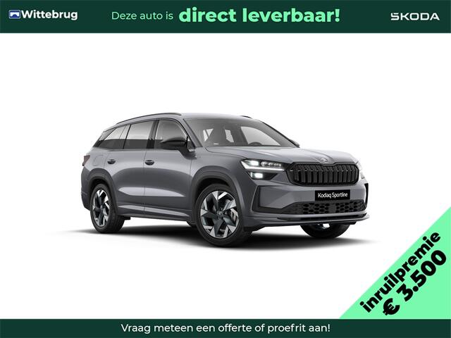 Skoda Kodiaq 1.5 TSI PHEV Sportline Business ¤ 4.000,00 inruilpremie ¤ 1.000,00 extra korting