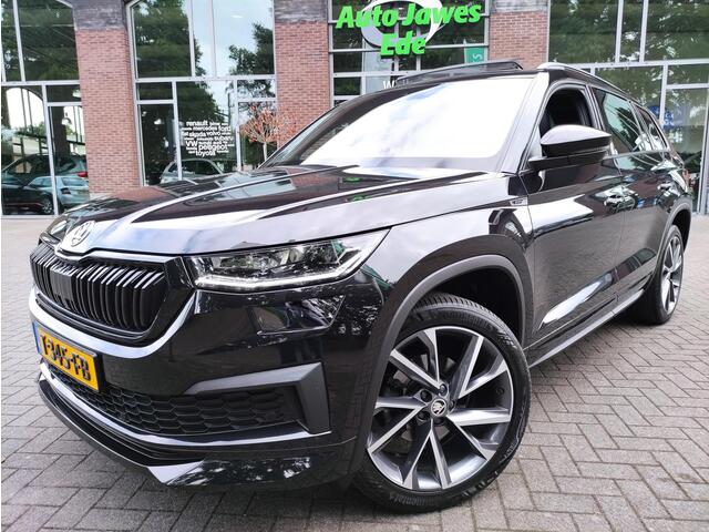 Skoda Kodiaq 1.5 TSI Sportline Business DSG - Panoramadak - Adaptieve Cr.control - Trekhaak - Stoel+Stuur+Voorruitverwarming - 20Inch LMV