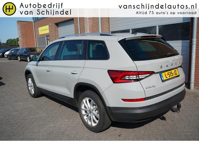 Skoda Kodiaq 1.5 TSI BUSINESS EDITION ORIGINEEL NL KEURIGE SUPERNETTE STAAT !!! ELECTR.TREKHAAK CAMERA NAVI ANDROID-APPLECARPLAY 1/2 LEDER STOEL+VOORRUITVERWARMING ADAPTIEVE CRUISE DODEHOEK PDC V+A FULL LED ENZ...