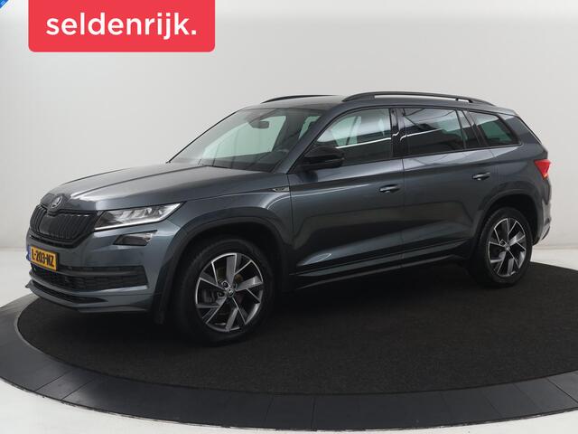 Skoda Kodiaq 1.5 TSI Sportline Business 7p. | Trekhaak | Memory | Stuur/stoel verwarming | Leder/alcantara | Carplay | Adaptive cruise | Camera | Park assist | Dodehoek detectie |