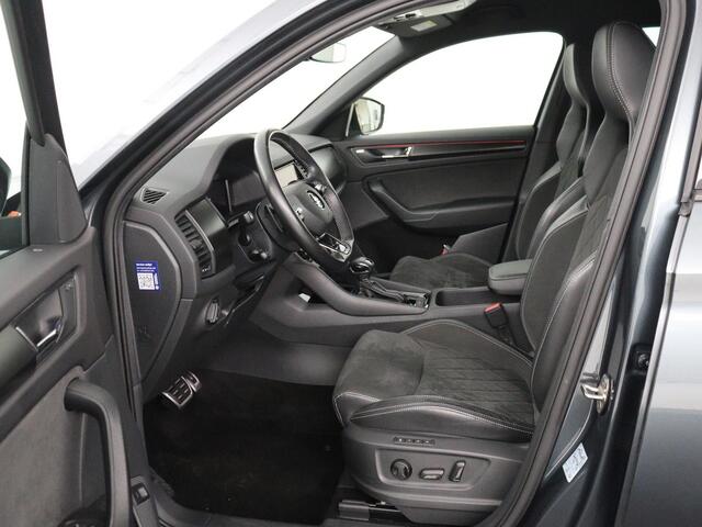 Skoda Kodiaq 1.5 TSI Sportline Business 7p. | Trekhaak | Memory | Stuur/stoel verwarming | Leder/alcantara | Carplay | Adaptive cruise | Camera | Park assist | Dodehoek detectie |