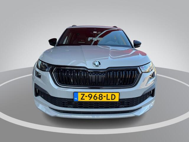 Skoda Kodiaq 1.5 TSI 150pk DSG Sportline Business 7p. · Camera · Inklap. Trekhaak · Keyless · Elek. Bestuurdersstoel + Geheugen · Matrix LED · Garantie t/m 27-05-2028 of 100.000km