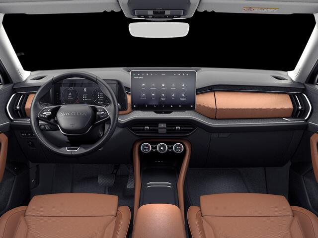 Skoda Kodiaq Business Edition Plus 1.5 TSI PHEV 204 PK | Suite congnac | Trekhaak | Panorama dak | Massagefunctie | 20" Lichtmetalen velgen |