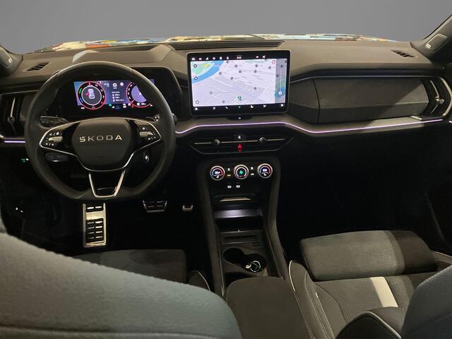 Skoda Kodiaq 1.5TSI 150kW/204PK PHEV Sportline · Panoramadak · Trekhaak · 360°Camera + Parkeersensoren · Canton Audio · Garantie t/m 13-05-2027