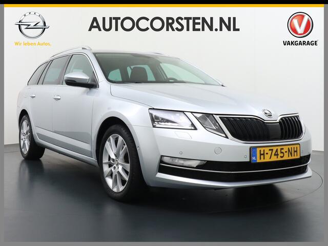 Skoda OCTAVIA Combi 1.5T-150PK AUT-7 Navi Apple Carplay Android 17" Ecc Stoelverwarming Voorruitverwarming DAB PDC Business Edition Plus Keyless Regen-Lichtsensor Bluetooth Led Wifi Greentech 1500kg trekgewicht EURO6