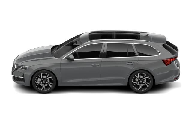 Skoda OCTAVIA Combi 1.5 TSI e-TEC MHEV 115 7DSG Business Edition Plus Automaat | KESSY (Keyless Entry and Start stop System) | Mechanisch wegklapbare trekhaak | Sunset (extra donker getinte ramen achter) | Achteruitrijcamera | Virtual cockpit (digitaal instrumentenpane