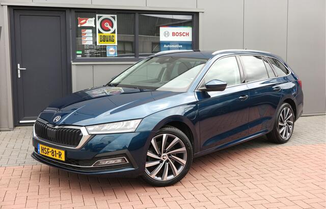 Skoda OCTAVIA Combi 1.4 TSI iV 245PK PHEV Sportline Business ,Led-matrix koplampen, Carplay , Leer, Ergonimische stoelen, Stoelverwarming voor&achter,DAB+, stuurwiel verwarmd, schakelmogelijkheid aan stuurwiel, Carplay , etc. etc.