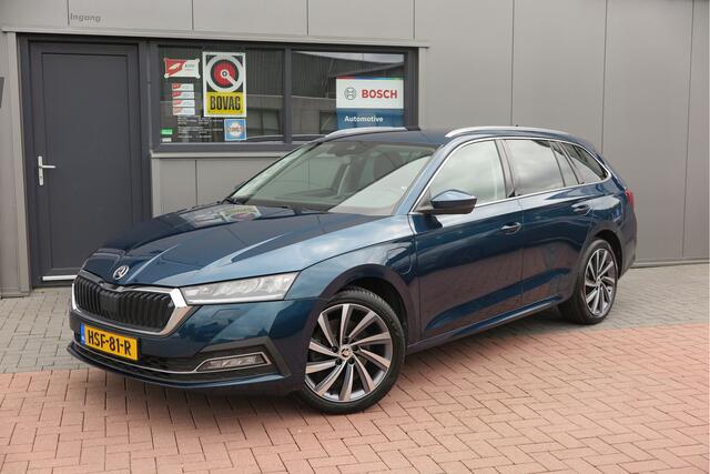 Skoda OCTAVIA Combi 1.4 TSI iV 245PK PHEV Sportline Business ,Led-matrix koplampen, Carplay , Leer, Ergonimische stoelen, Stoelverwarming voor&achter,DAB+, stuurwiel verwarmd, schakelmogelijkheid aan stuurwiel, Carplay , etc. etc.