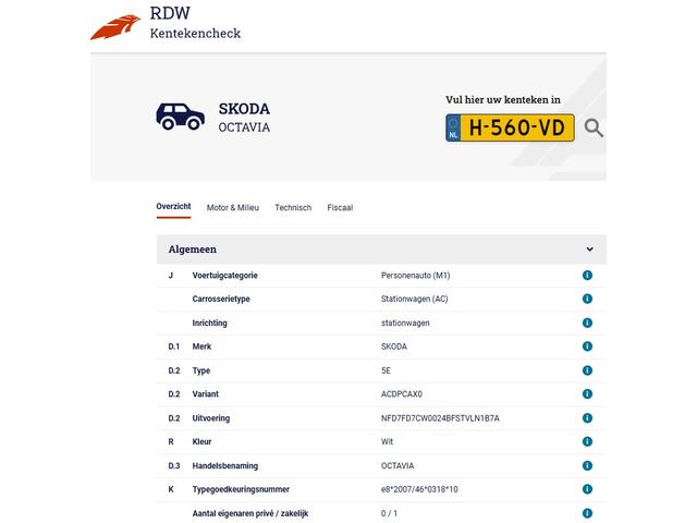Skoda OCTAVIA Combi 1.5 TSI Greentech Business Edition (150 PK) 1e-Eig. & Keurig-Onderh. BOVAG-Garantie. NL-Auto.
