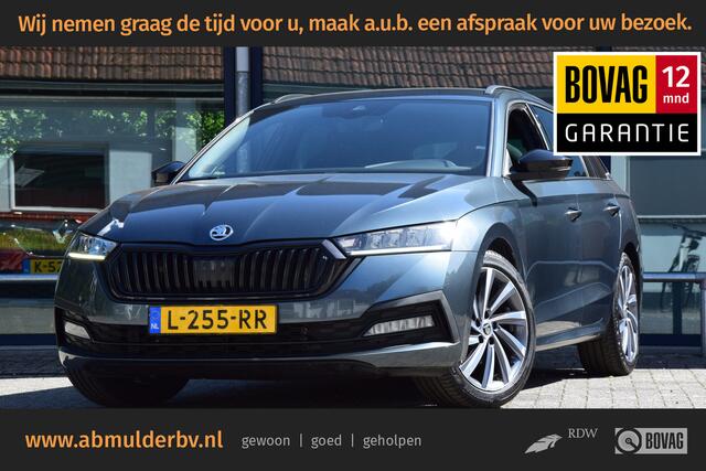 Skoda OCTAVIA Combi 1.5 e-TSI 150PK Sport Business DSG Automaat | Org. NL | BOVAG Garantie | Adaptieve Cruise Control | Virtual Cockpit | Apple Carplay/Android Auto | 18'' Velgen | Full LED |