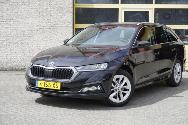 Skoda OCTAVIA Combi 1.0 e-TSI Automaat! Business Edition BJ2021 Lmv 17" | Led | Pdc | Navi | Dynamische knipperlichten | Elek. achterklep | App-Connect | Virtual cockpit | Climate control | Cruise control | Extra getint glas