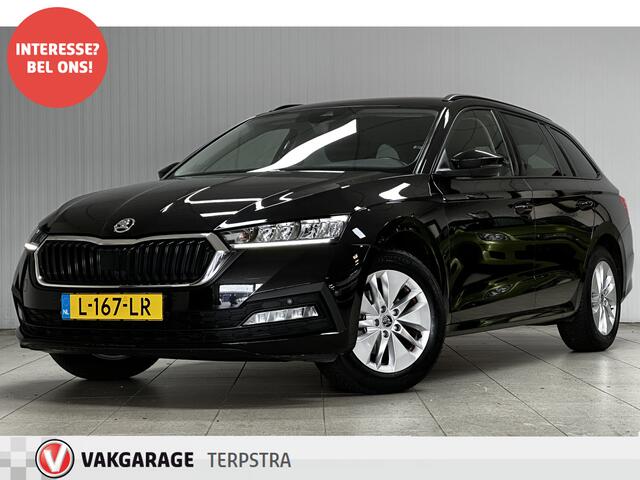 Skoda OCTAVIA Combi 1.0 TSI Business Edition/ Nieuw Model!/ Virtual Cockpit!/ LED Koplampen/ Elek.Klep/ Apple+Android/ DAB+/ 16''LMV/ Keyless/ Clima/ Navi/ Cruise/ Bluetooth/ Multi.LEDER.Stuur/ Elek.Pakket/ Isofix/ PDC V+A.