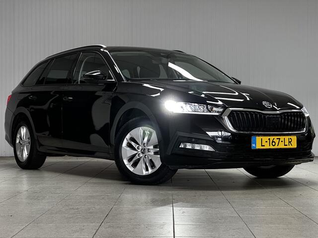 Skoda OCTAVIA Combi 1.0 TSI Business Edition/ Nieuw Model!/ Virtual Cockpit!/ LED Koplampen/ Elek.Klep/ Apple+Android/ DAB+/ 16''LMV/ Keyless/ Clima/ Navi/ Cruise/ Bluetooth/ Multi.LEDER.Stuur/ Elek.Pakket/ Isofix/ PDC V+A.