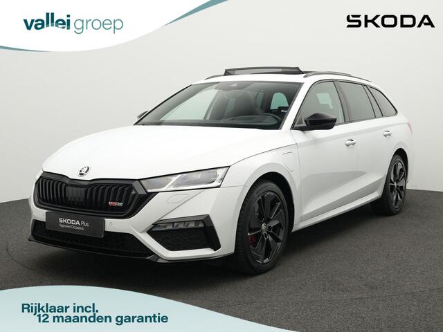Skoda OCTAVIA Combi 1.4 TSI 245 pk DSG RS iV PHEV Business | Panoramadak | Leder/alcantara | Geheugen-/massagestoelen | Head-up display | Stuur-/achterbankverwarming