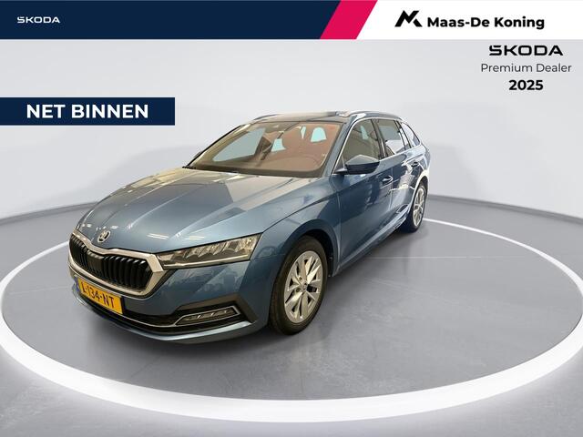 Skoda OCTAVIA Combi 1.0 e-Tsi 110pk DSG Business Edition Plus · Apple/Android Car Play · Navigatie · Elek. Trekhaak · Elek. Achterklep · 17'' Inch ·