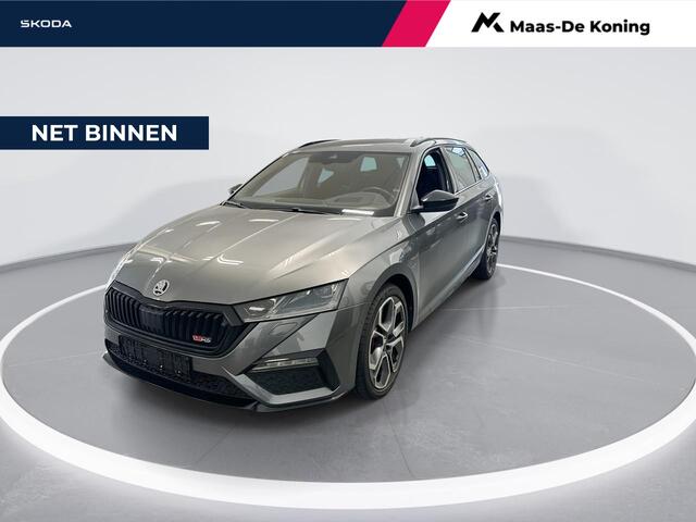 Skoda OCTAVIA Combi 1.4 Tsi 245pk DSG iV RS · Keyless · Camera · Elek. Trekhaak · Elek. Achterklep · Apple/Android Car Play · 19'' Inch · Garantie t/m 19-06-2029 of 100.000km