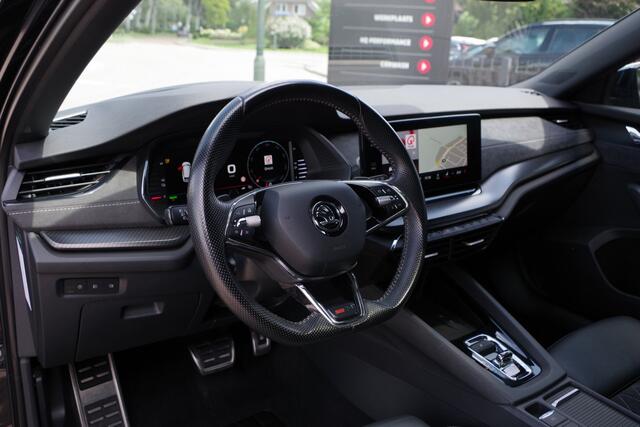 Skoda OCTAVIA Combi 1.4 TSI RS iV 245 PK PHEV BNS, Panoramadak, Leder-Alcantara, Memory, Carplay, Head-Up
