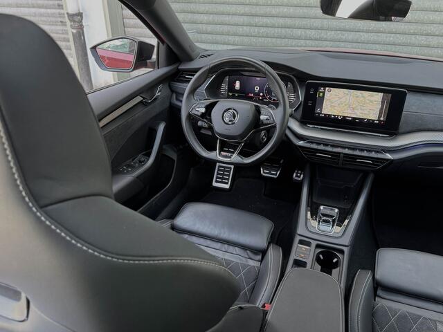 Skoda OCTAVIA Combi 1.4 TSI RS iV PHEV Pano Head-Up Canton Elektr. RS-Zetels ACC 19-Inch Keyless Side/Lane VOL!