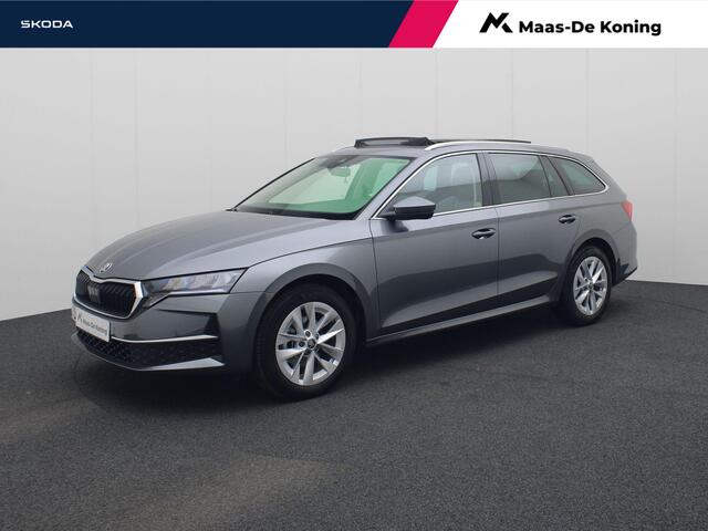 Skoda OCTAVIA Combi 1.5TSI/150PK MHEV FL Selection DSG · Panoramadak · Navigatie · Zittingen- & stuurverwarming · Apple/Android Car Play · Garantie tot februari 2029 of 60000km