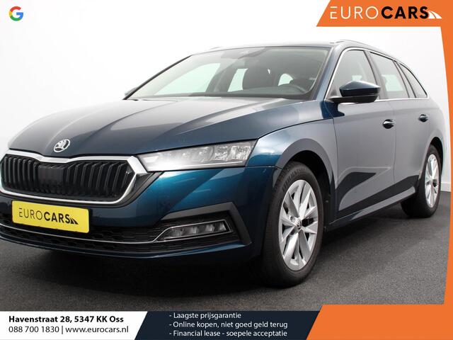 Skoda OCTAVIA Combi 1.0 e-TSI 110pk DSG Style | Navigatie | Apple Carplay/Android Auto| Parkeersensoren | Adaptive Cruise Control | Stoelverwarming | Lane Assist | Attention Assist | Ledverlichting | Afneembare trekhaak | Climatronic | Virtual Cockpit