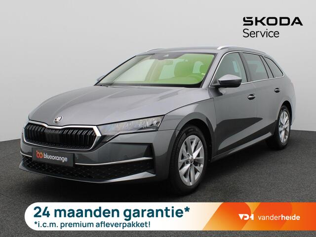 Skoda OCTAVIA Combi 1.5 TSI MHEV Business Edition Plus 150PK DSG Achterruitrijcamera, Adaptieve Cruise Control, Stoelverwarming voor & achter, Stuurwielverwarming, Alarm, Keyless, Full LED, Lane Assist, Navi via Apple Carplay/ Android Auto, 17" LM Velgen