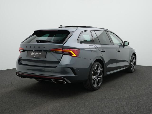 Skoda OCTAVIA Combi 1.4 TSI 245 pk DSG RS iV PHEV Business | Panoramadak | Geheugen-/massagestoelen | Head-up display | Canton | Leder/alcantara | Stuur-/achterbankverwarming | Matrix LED