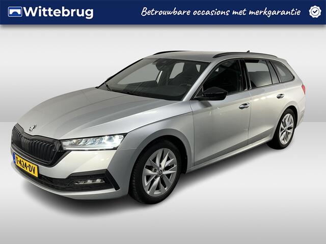 Skoda OCTAVIA Combi 1.0 e-TSI Sport Business / AUTOMAAT/ PARK.SENSOREN V+A/ KEYLESS/ SMARTLINK/ CRUISE CONTROL/ NAVI/ LANE-ASSIST/ RIJ-MODI/ DIGITAL DASH/ CLIMA/ DAB/ ISOFIX/ 17'' LMV
