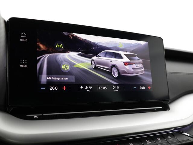 Skoda OCTAVIA Combi 1.0 e-TSI 110pk DSG Sport Business Edition · Apple/Android Car Play · Inklap. Trekhaak · Active Info Display · Cruise Control · Sfeerverlichting · Garantie t/m 02-01-2028 of 100.000km