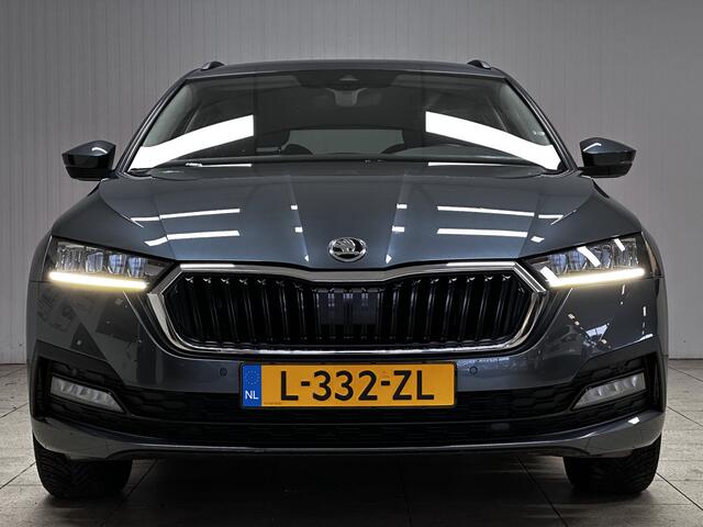 Skoda OCTAVIA Combi 1.0 TSI Business Edition/ Virtual Dash./ LED Koplampen/ Keyless-GO/ Apple + Android/ Lane-Assist./ Ambient Light/ 16'' LMV/ Elek. Kofferklep/ Navi/ Clima/ Cruise/ Bluetooth/ Multi. LEDER. Stuur/ Mistl./ PDC V+A/ Extra