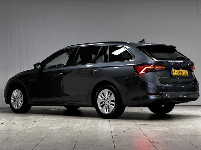 Skoda OCTAVIA Combi 1.0 TSI Business Edition/ Virtual Dash./ LED Koplampen/ Keyless-GO/ Apple + Android/ Lane-Assist./ Ambient Light/ 16'' LMV/ Elek. Kofferklep/ Navi/ Clima/ Cruise/ Bluetooth/ Multi. LEDER. Stuur/ Mistl./ PDC V+A/ Extra