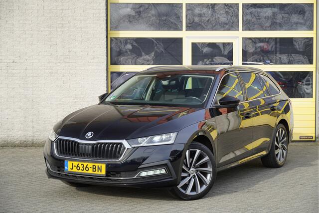 Skoda OCTAVIA Combi 1.5 TSI 150PK! First Edition BJ2020 Lmv 18" | Led V+A | Pdc | Navi | Keyless entry | Elek. achterklep | App-Connect | Virtual cockpit | Head-Up display | Dashboard verlichting | Climate control | Cruise control | Verwarmde voorstoelen | Nw-model!
