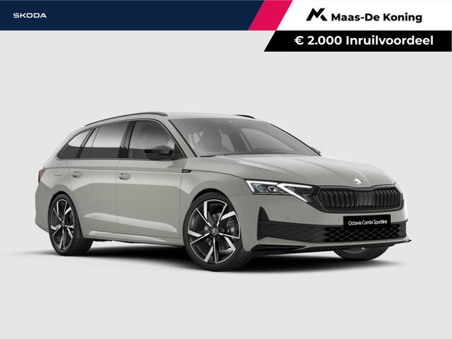 Skoda OCTAVIA combi Sportline Business 1.5 TSI m-HEV 110 kW / 150 PK | Trekhaak wegklapbaar | 19'' draconis velgen | 2.000,- inruilbonus!!