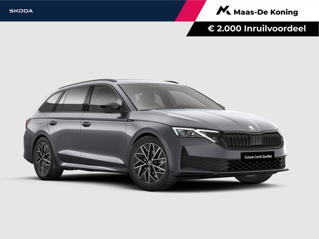 Skoda OCTAVIA combi Sportline Business 1.5 TSI m-HEV 110 kW / 150 PK | Trekhaak wegklapbaar | Panoramisch schuif/kanteldak | 2.000,- inruilbonus!!