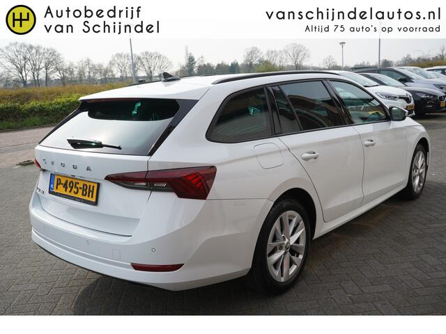 Skoda OCTAVIA Combi 1.0 TSI BUSINESS EDITION ORIGINEEL NL DEALER ONDERHOUDEN CAMERA VIRTUEEL COCKPIT ANDROID/APPLECARPLAY NAVI STOELVERWARMING ELECTR.KLEP 17INCH FULL LED ECC AIRCO CRUISECONTROL PDC V+A ENZ...