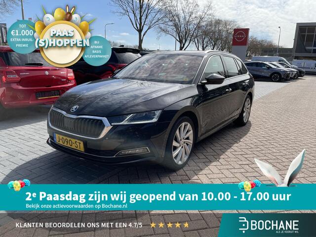 Skoda OCTAVIA Combi 1.5 TSI First Edition 150PK | Panoramadak | Dodehoekdetectie | Head-Up | Carplay/Android | Adaptieve Cruise Control | Elek. trekhaak