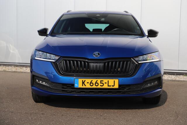 Skoda OCTAVIA Combi 1.0 e-TSI Sport Business 110PK Automaat Trekhaak Sportstoelen Navigatie Carplay Android Airco Cruise Control LED Rijstrooksensor Parkeersensor