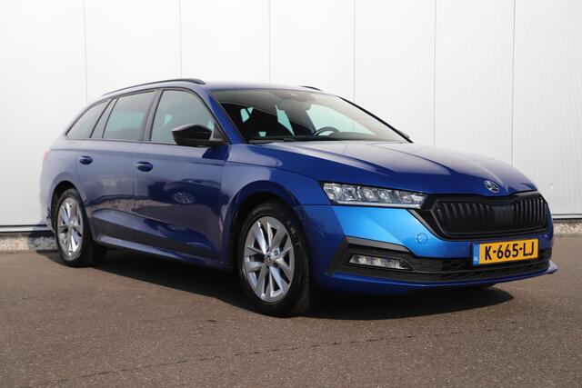 Skoda OCTAVIA Combi 1.0 e-TSI Sport Business 110PK Automaat Trekhaak Sportstoelen Navigatie Carplay Android Airco Cruise Control LED Rijstrooksensor Parkeersensor