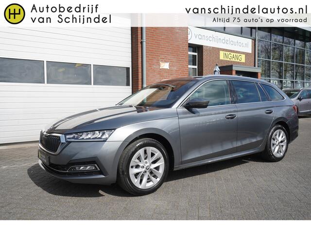 Skoda OCTAVIA Combi 1.0 E-TSI ETECH MHEV BUSINESS EDITION PLUS KEURIGE NETTE STAAT TREKHAAK VIRTUEEL COCKPIT FULL LED 1/2LEDER STOEL+STUURVERWARMING ADAPTIEVE CRUISE ANDROID/APPLECARPLAY NAVI CAMERA ENZ...