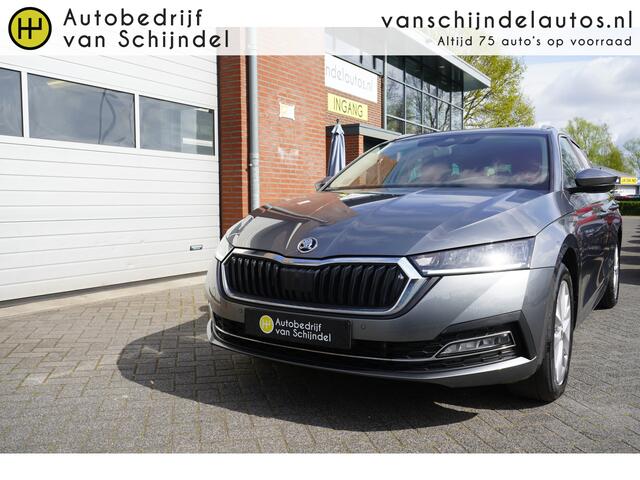 Skoda OCTAVIA Combi 1.0 E-TSI ETECH MHEV BUSINESS EDITION PLUS KEURIGE NETTE STAAT TREKHAAK VIRTUEEL COCKPIT FULL LED 1/2LEDER STOEL+STUURVERWARMING ADAPTIEVE CRUISE ANDROID/APPLECARPLAY NAVI CAMERA ENZ...