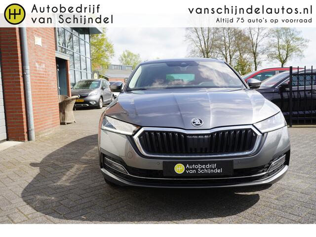 Skoda OCTAVIA Combi 1.0 E-TSI ETECH MHEV BUSINESS EDITION PLUS KEURIGE NETTE STAAT TREKHAAK VIRTUEEL COCKPIT FULL LED 1/2LEDER STOEL+STUURVERWARMING ADAPTIEVE CRUISE ANDROID/APPLECARPLAY NAVI CAMERA ENZ...