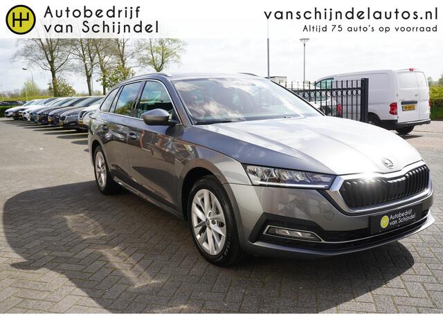 Skoda OCTAVIA Combi 1.0 E-TSI ETECH MHEV BUSINESS EDITION PLUS KEURIGE NETTE STAAT TREKHAAK VIRTUEEL COCKPIT FULL LED 1/2LEDER STOEL+STUURVERWARMING ADAPTIEVE CRUISE ANDROID/APPLECARPLAY NAVI CAMERA ENZ...