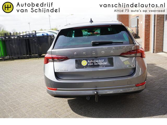 Skoda OCTAVIA Combi 1.0 E-TSI ETECH MHEV BUSINESS EDITION PLUS KEURIGE NETTE STAAT TREKHAAK VIRTUEEL COCKPIT FULL LED 1/2LEDER STOEL+STUURVERWARMING ADAPTIEVE CRUISE ANDROID/APPLECARPLAY NAVI CAMERA ENZ...