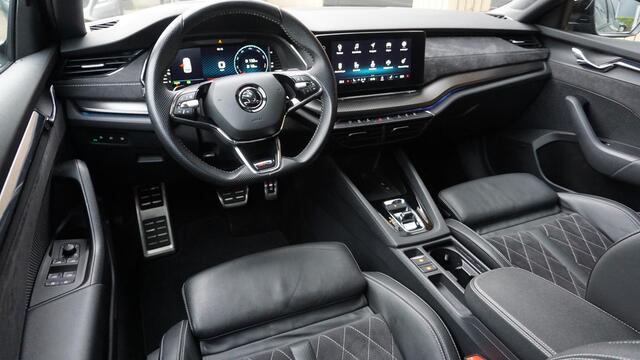 Skoda OCTAVIA Combi 1.4 TSI 245PK RS iV PHEV Business RS-Seats Leder/Alcantara Canton Stuur/stoelverwarming HUD Standkachel Keyless LED 62017km!