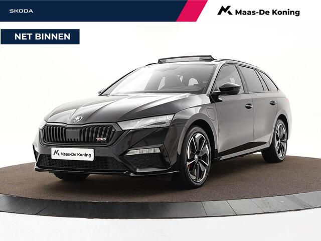 Skoda OCTAVIA Combi 1.4 TSI RS iV PHEV Business · Panoramadak · Elektrische stoelverstelling · Stoel, Stuur & achterbank verwarming · Apple/Android Car Play · Dodehoeksensor ·