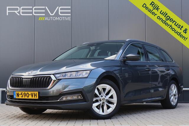 Skoda OCTAVIA Combi 1.0 e-TSI Business Edition Plus Automaat | Virtual Cockpit | Head-up Display | Camera | Stoel- / stuurverwarming | Elektr. achterklep | Keyless
